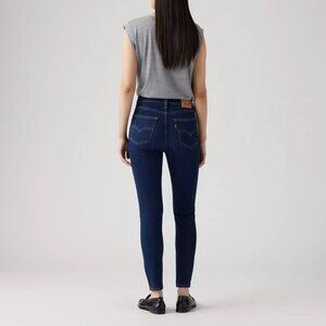 Levi’s 721 High Rise Skinny Jeans Size 28 Dark Wash Stretch Denim Zip Fly